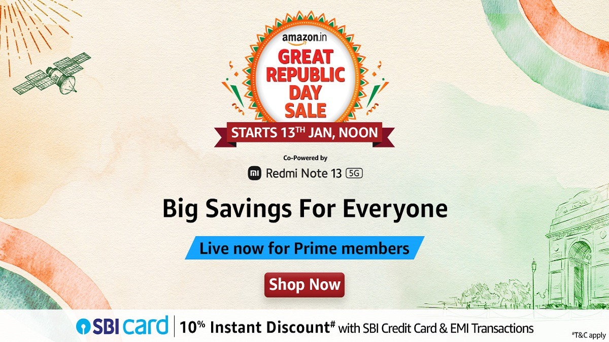 Amazon Great Republic Day Sale 2024 Goes Live Explore Top Deals On